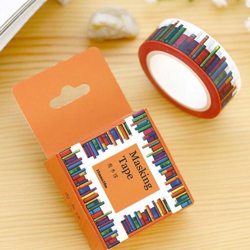 books washi masking tape