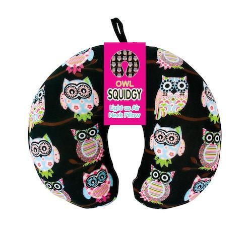 Annabel Trends Travel Pillow: Owl [Bead Filled] - Jetsettr.com.au