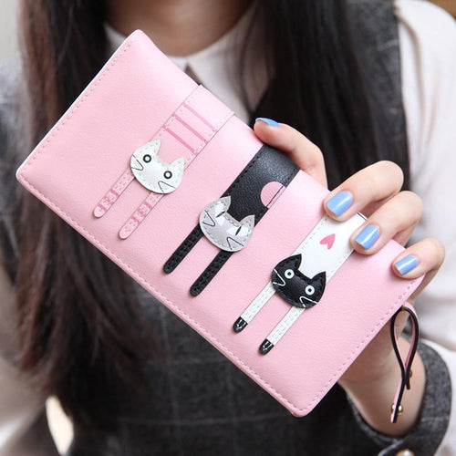 Adorable Kitten Long Wallet - FREE SHIPPING