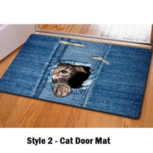 Cat / Dog Print Anti-Slip Door Mat