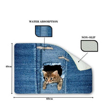 Cat / Dog Print Anti-Slip Door Mat