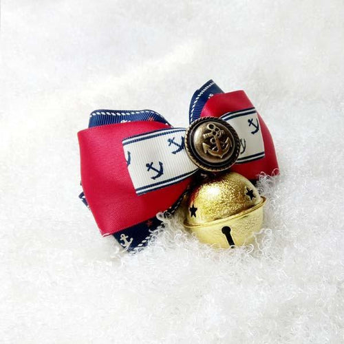 3 Colors Anchor Handmade Ribbon Bowtie