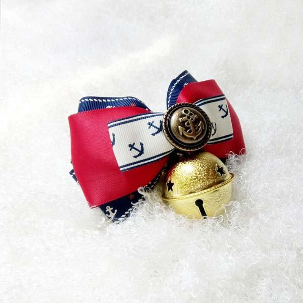 3 Colors Anchor Handmade Ribbon Bowtie