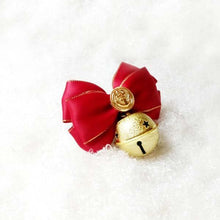 Elegant Red Handmade Ribbon Bowtie