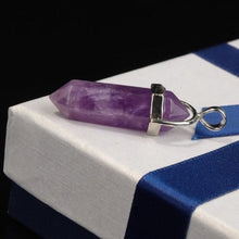 NATURAL CRYSTAL QUARTZ PENDANT NECKLACE