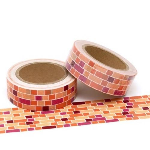bricks washi tape