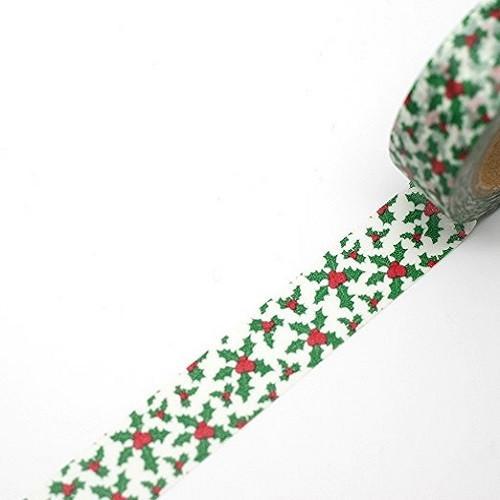 christmas mistletoe washi tape