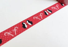Christmas Penguin Washi Tape -Cute Animal Design - SusiebSupplies