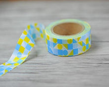 blue and yellow masking tape