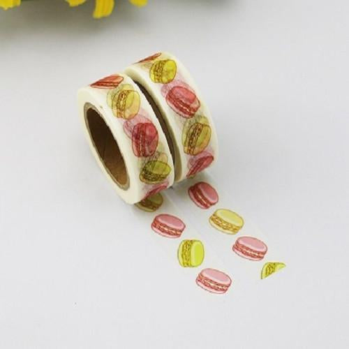 Colourful Macaroons Washi Paper Masking Tape - SusiebSupplies