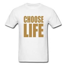 Choose Life  T Shirt Casual  Inspirational T-shirt  Rock Short Sleeve Summer Tops Tee Shirts