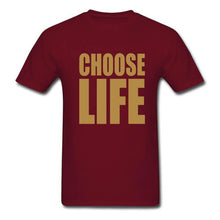 Choose Life  T Shirt Casual  Inspirational T-shirt  Rock Short Sleeve Summer Tops Tee Shirts