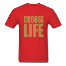Choose Life  T Shirt Casual  Inspirational T-shirt  Rock Short Sleeve Summer Tops Tee Shirts