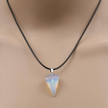 Natural Healing Stone And Crystal Pendant Necklace