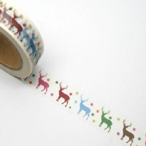 reindeers christmas washi tape