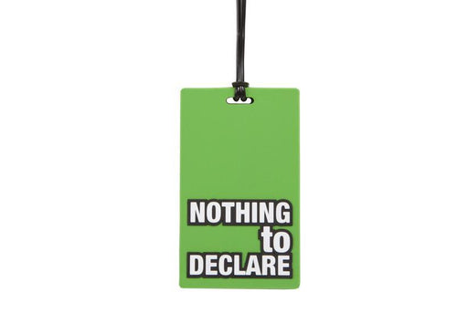 AT Travel Luggage Tag: Nothing To Declare - Jetsettr.com.au - 1